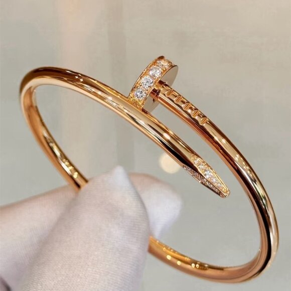 Cartier Rose Gold Nail Bracelet - Picture 1 of 9